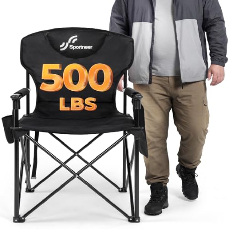 Cadeira de camping para exteri - Outdoor Oversized Camping Chair avaliação e preço