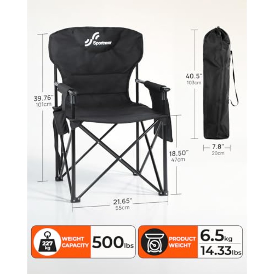 Cadeira de camping para exteri - Outdoor Oversized Camping Chair avaliação e preço