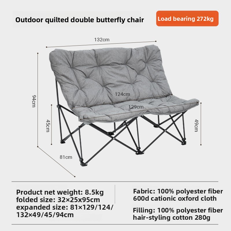 Cadeira de Camping Dobrável Gr - Outdoor Oversized Camping Chair avaliação e preço