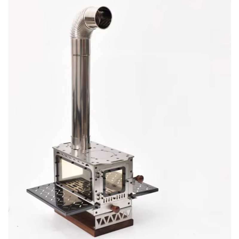 Mini fogão a lenha portátil de - Outdoor Camping Fireplace avaliação e preço