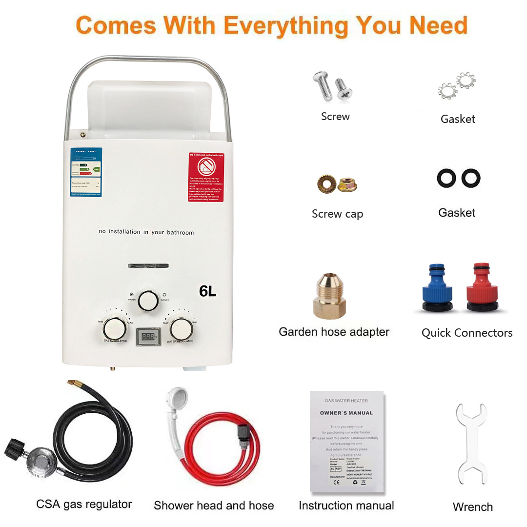 Novo modelo RV aquecedor de ág - Outdoor Camping Water Heater avaliação e preço