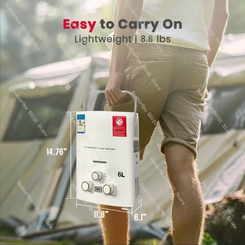 Aquecedor de Água a Gás Propan - Outdoor Camping Water Heater avaliação e preço