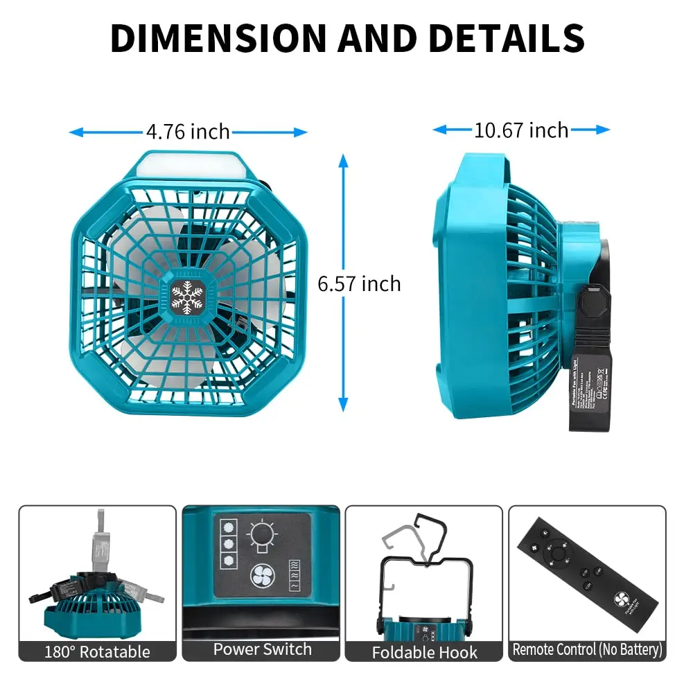 Ventilador externo portátil pa - Outdoor Camping Misting Fan avaliação e preço