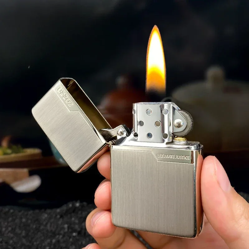 Zorro original cobre metal ao  - Outdoor Windproof Lighter avaliação e preço