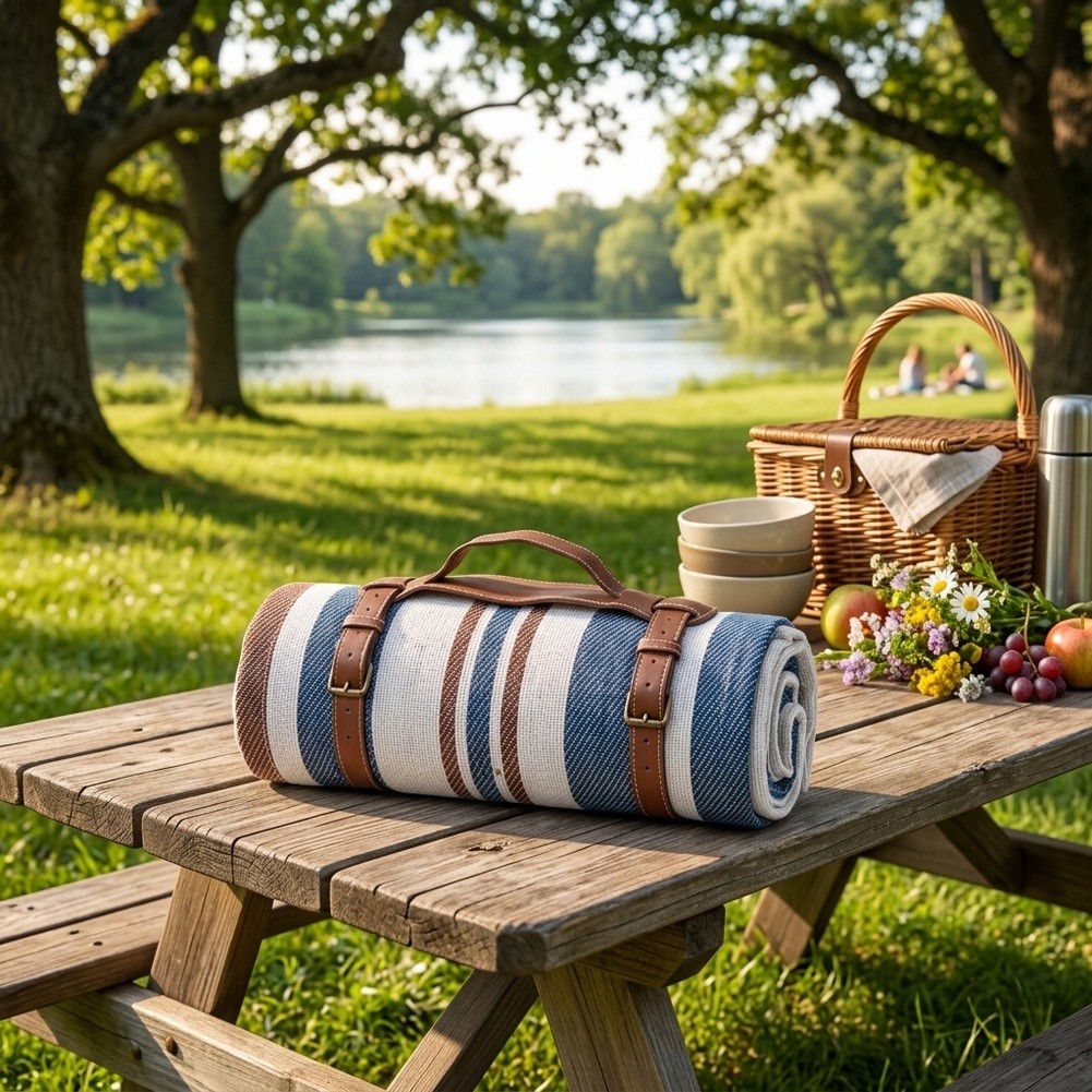 Cobertor de piquenique à prova - Outdoor Camping Blanket avaliação e preço