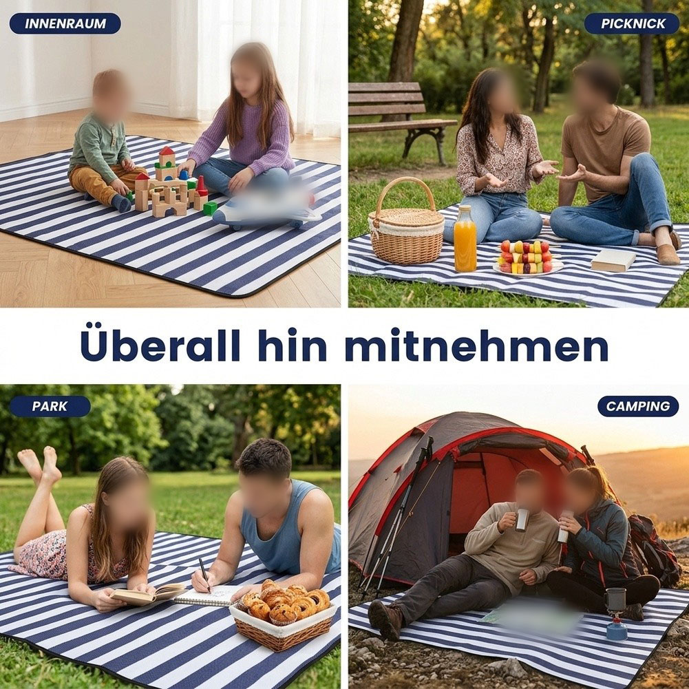 Cobertor de piquenique à prova - Outdoor Camping Blanket avaliação e preço