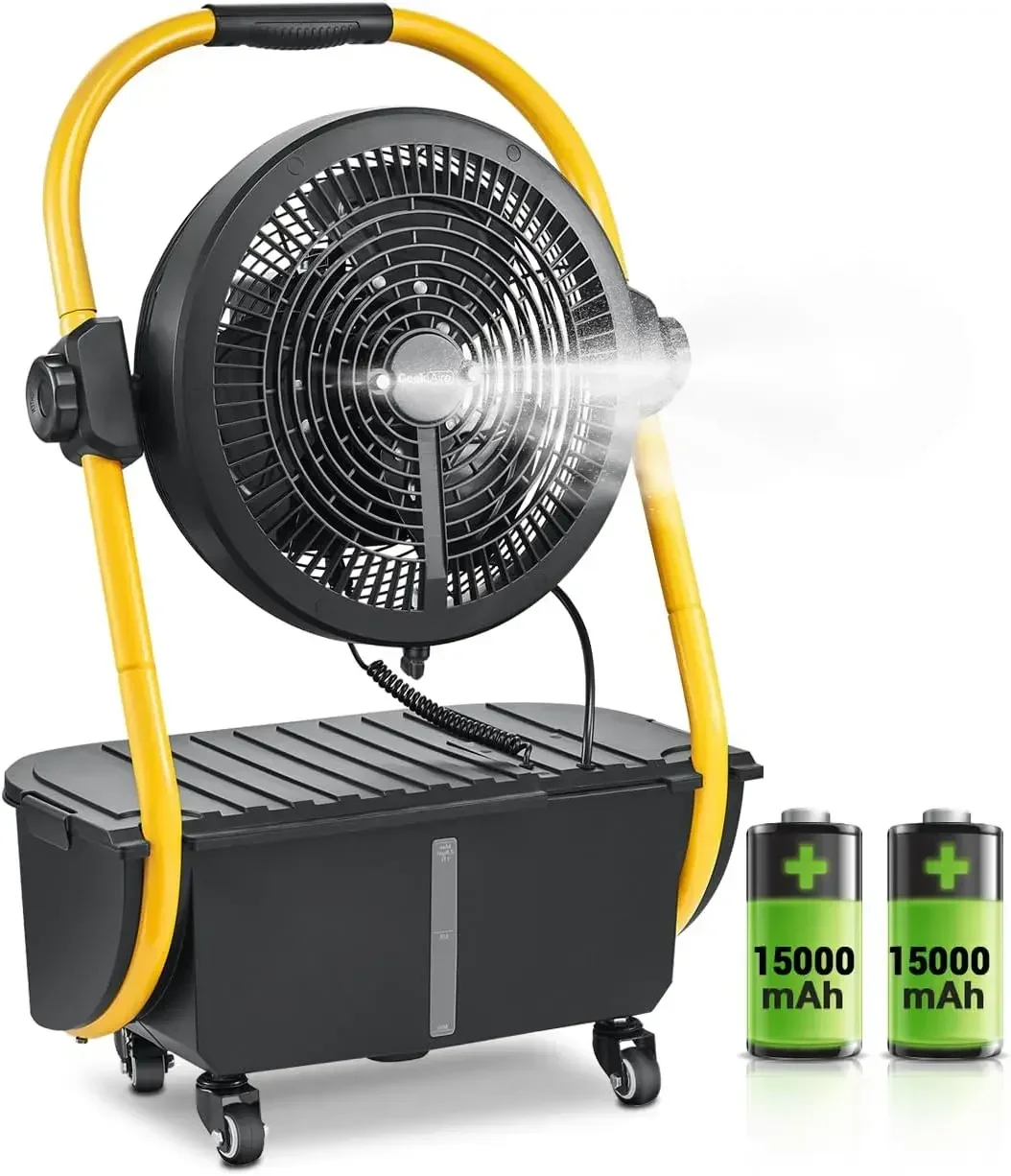 Ventilador de Resfriamento com - Outdoor Camping Misting Fan avaliação e preço