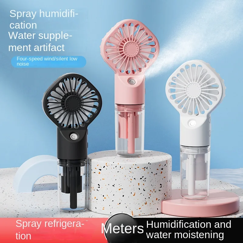 Mini ventilador portátil recar - Outdoor Camping Misting Fan avaliação e preço