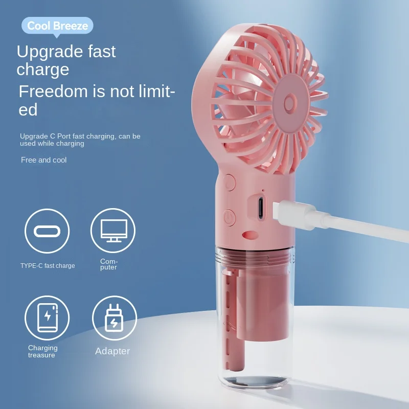 Mini ventilador portátil recar - Outdoor Camping Misting Fan avaliação e preço