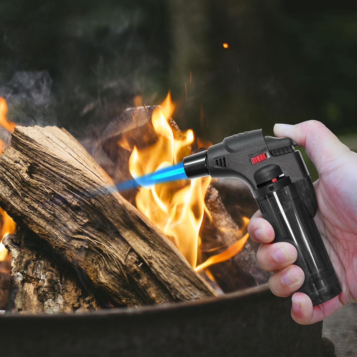 Butano recarregável jato chama - Outdoor Camping Fireplace avaliação e preço