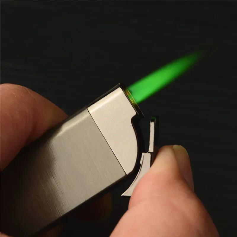 Metal ultra fino à prova de ve - Outdoor Windproof Lighter avaliação e preço