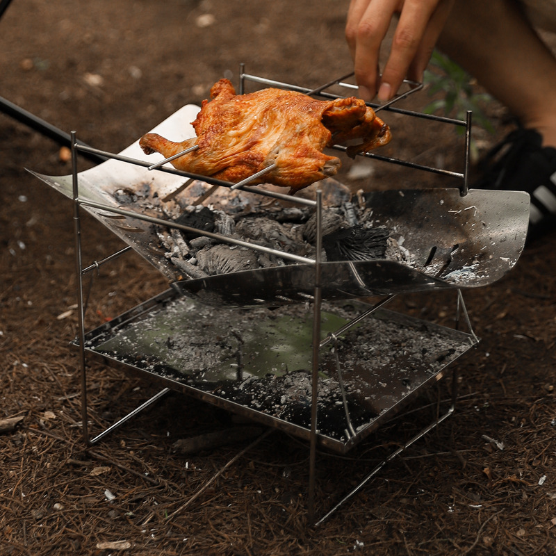 Queima de madeira fogão acampa - Outdoor Camping Fire Pit avaliação e preço
